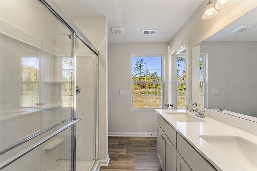 Furnished interior view inside a new home in Edwards Station, Taylors (Image 8).