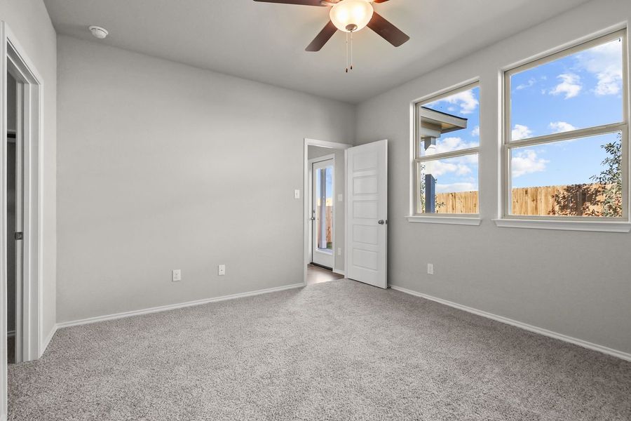 Representative unfurnished interior of a home built from the The Frio F by Davidson Homes LLC in Heartland, Heartland (Image 21). Representative unfurnished interior of a home built from the The Frio F by Davidson Homes LLC in Heartland, Heartland (Image 21).