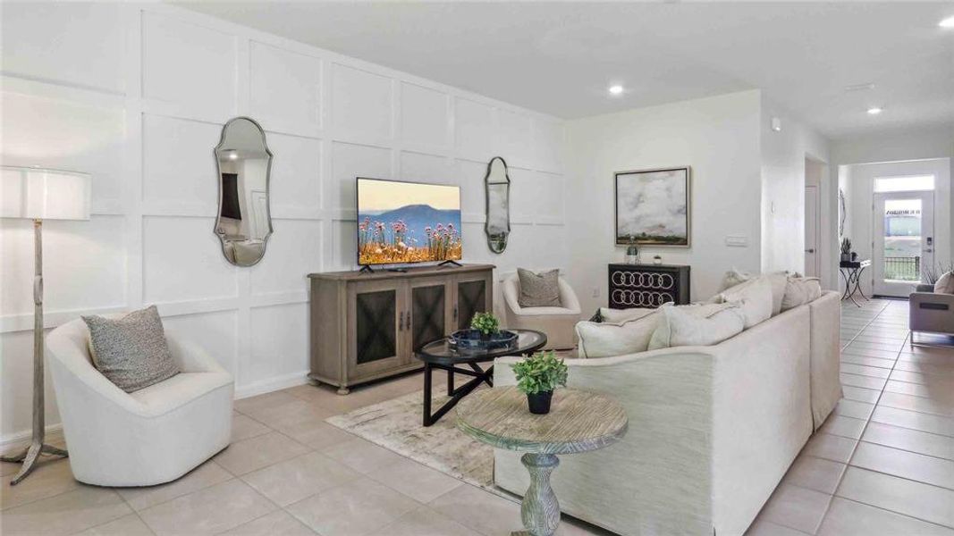 Furnished interior view inside a new home in Twisted Oaks, Wildwood (Image 8).