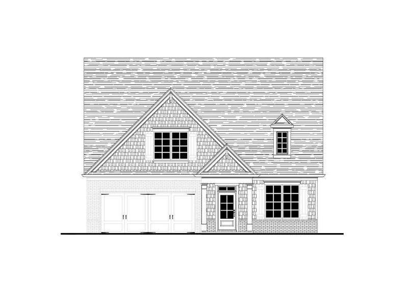 Representative rendering of the exterior for the The Madison by Walker Anderson Homes (Image 4).