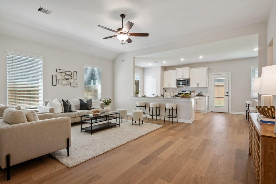 Furnished interior view inside a new home in Magnolia Woods, Magnolia (Image 4).