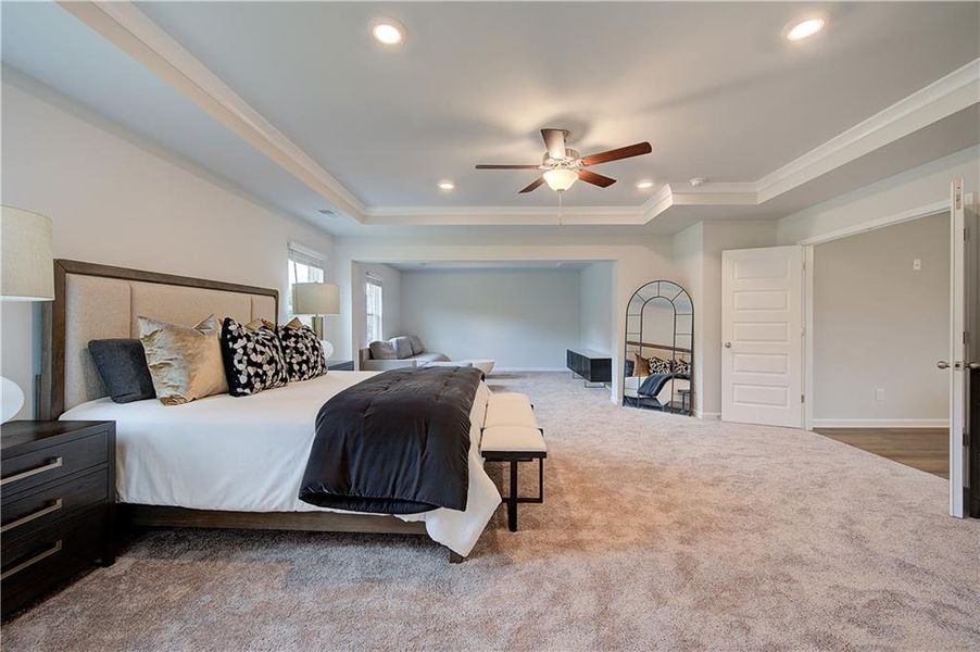Furnished interior view inside a new home in Westwind Estates, Hampton (Image 26). Furnished interior view inside a new home in Westwind Estates, Hampton (Image 26).