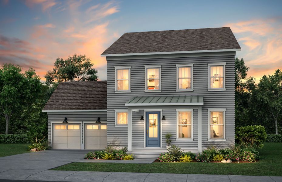 Representative exterior photo of a completed home built from the Foxfield by Pulte Homes in Heartwood, Richmond Hill, GA (Image 17). Representative exterior photo of a completed home built from the Foxfield by Pulte Homes in Heartwood, Richmond Hill, GA (Image 17).