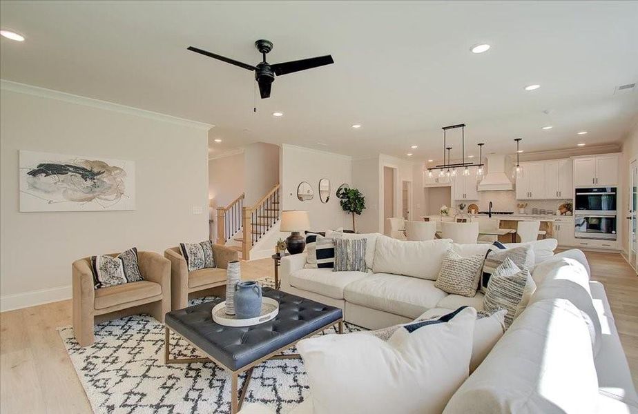 Furnished interior view inside a new home in , Acworth (Image 5). Furnished interior view inside a new home in , Acworth (Image 5).