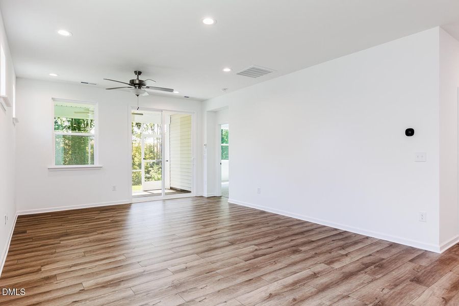 spacious living area