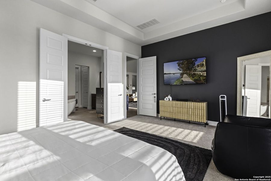 Furnished interior view inside a new home in Megan's Landing 1/2 Acre, San Antonio (Image 32). Furnished interior view inside a new home in Megan's Landing 1/2 Acre, San Antonio (Image 32).