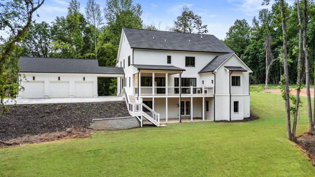 Front exterior of a new home in , Milton, GA, highlighting curb appeal (Image 27).