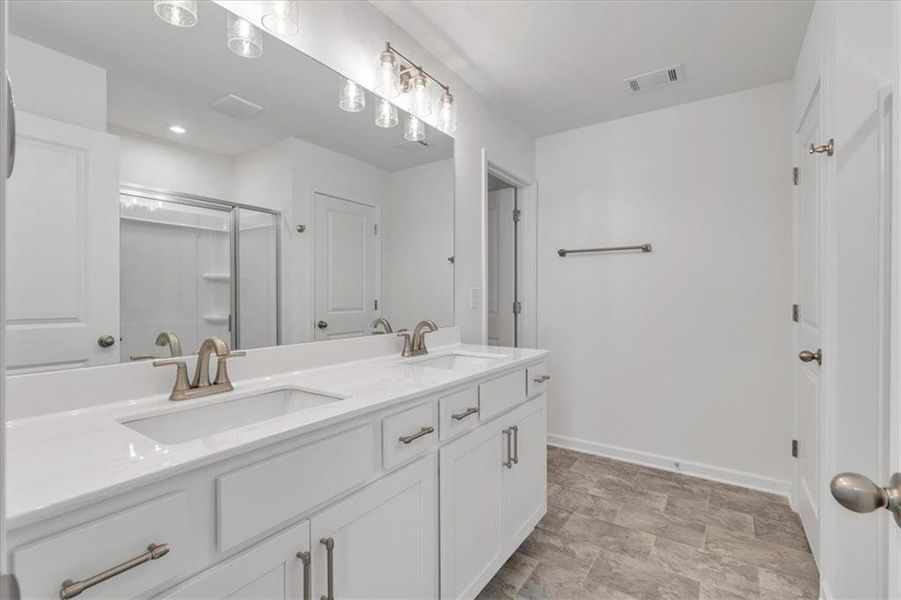 Furnished interior view inside a new home in The View at Groover's Lake, Lithia Springs (Image 12).
