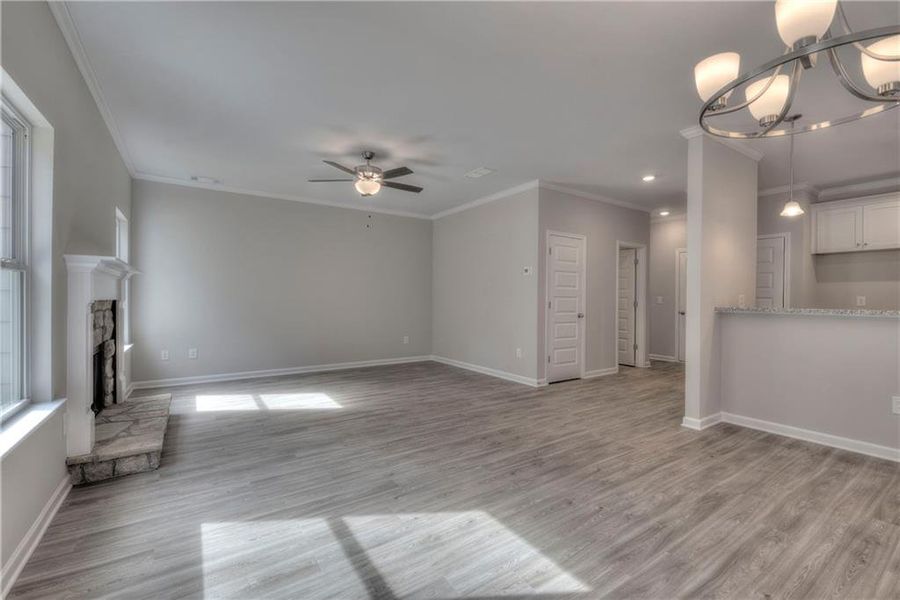 Spacious, unfurnished interior of a new home in , Cartersville (Image 18). Spacious, unfurnished interior of a new home in , Cartersville (Image 18).