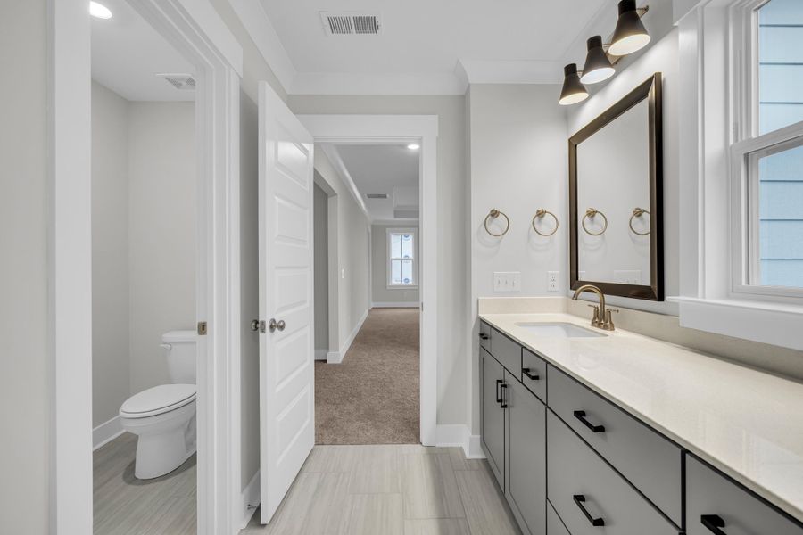 Furnished interior view inside a new home in Hewing Farms, Summerville (Image 10).