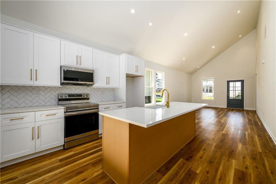 Furnished interior view inside a new home in , Atlanta (Image 11).