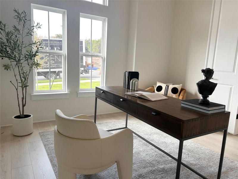 Study at Front of Home