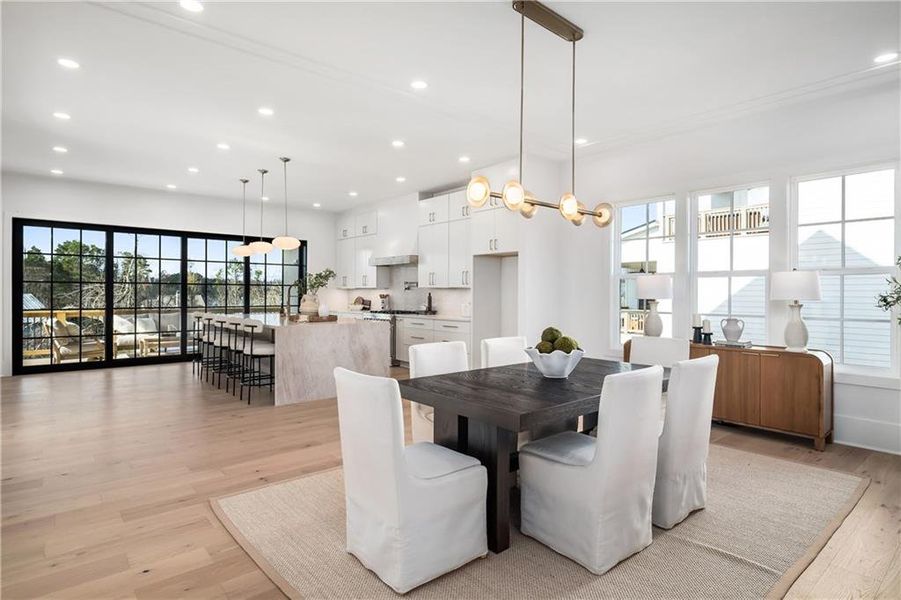 Furnished interior view inside a new home in , Milton (Image 22).
