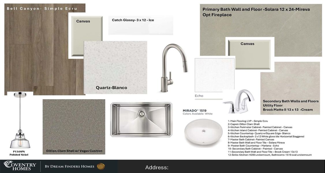 Sample of building materials used in homes in Jubilee, Hockley (Image 3).