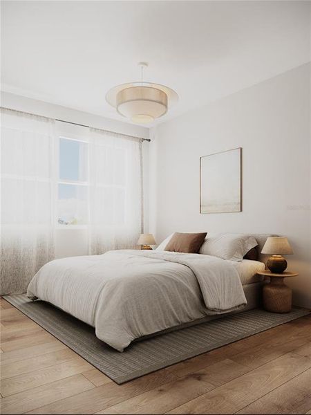 Furnished interior view inside a new home in , St. Petersburg (Image 10).