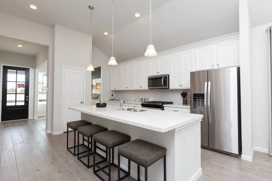 Furnished interior view inside a new home in Amira, Tomball (Image 4).