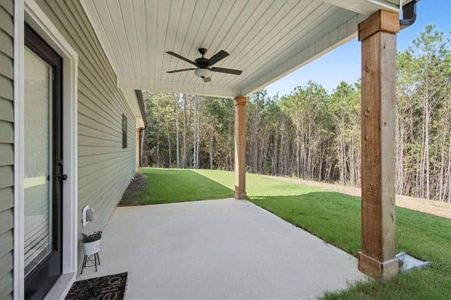 Exterior details and patio area of a home in , Tallapoosa (Image 28).