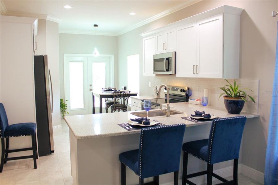 Furnished interior view inside a new home in , Leesburg (Image 3). Furnished interior view inside a new home in , Leesburg (Image 3).