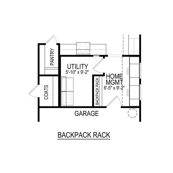 2D floor plan layout of this home in Devonshire, Forney, TX (Image 4).