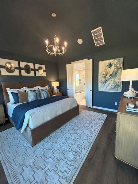 Furnished interior view inside a new home in Santa Rita Ranch, Liberty Hill (Image 6).
