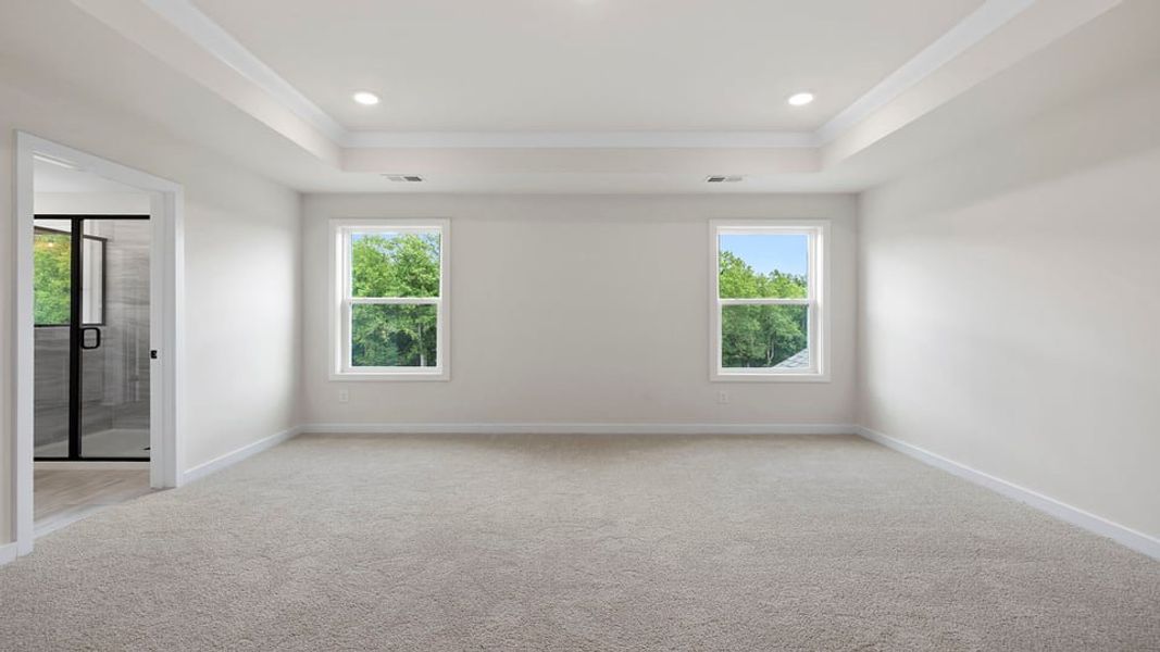 Representative unfurnished interior of a home built from the Fleetwood by D.R. Horton in Harrison Valley, Simpsonville (Image 36).