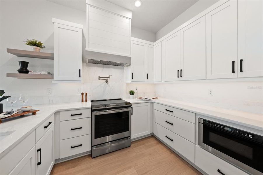 Furnished interior view inside a new home in , Dunedin (Image 12).
