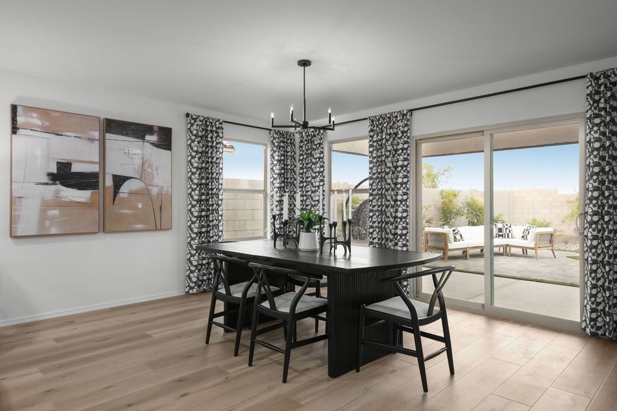 Dining area off great room Dining area off great room