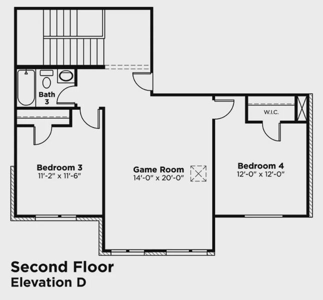 2D floor plan layout for the Lancaster by Cambridge Homes in Tinsley Meadows, Van Alstyne, TX (Image 4). 2D floor plan layout for the Lancaster by Cambridge Homes in Tinsley Meadows, Van Alstyne, TX (Image 4).