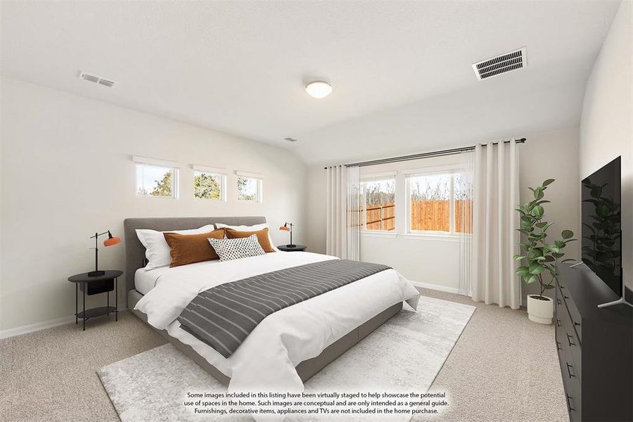 Furnished interior view inside a new home in Georgetown at Kings Fort, Kaufman (Image 9).