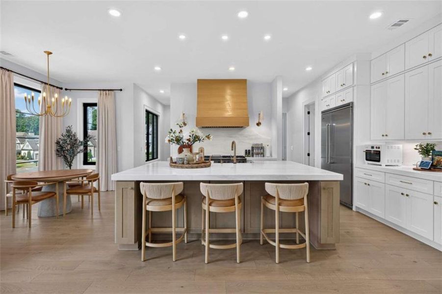 Furnished interior view inside a new home in , Hoschton (Image 66).