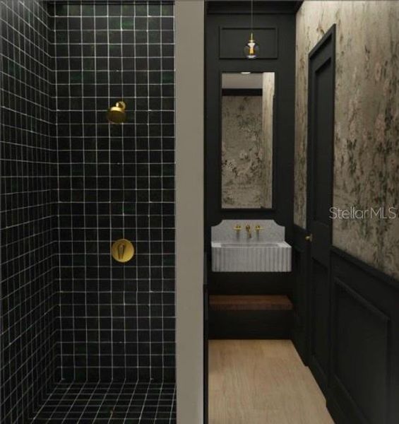 Furnished interior view inside a new home in , Orlando (Image 9). Furnished interior view inside a new home in , Orlando (Image 9).