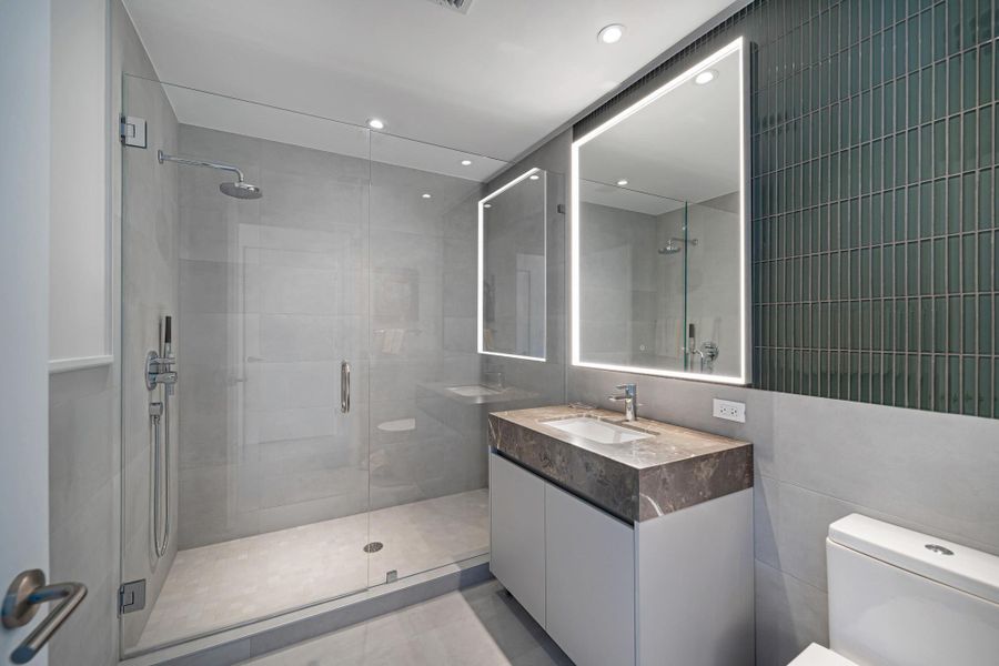 Furnished interior view inside a new home in , Miami Beach (Image 12).