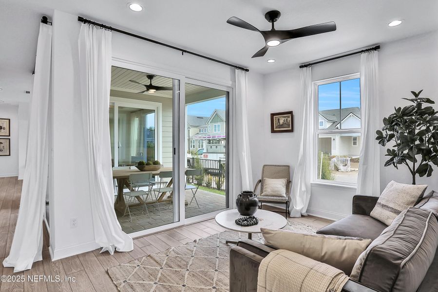 Furnished interior view inside a new home in , Ponte Vedra (Image 16). Furnished interior view inside a new home in , Ponte Vedra (Image 16).