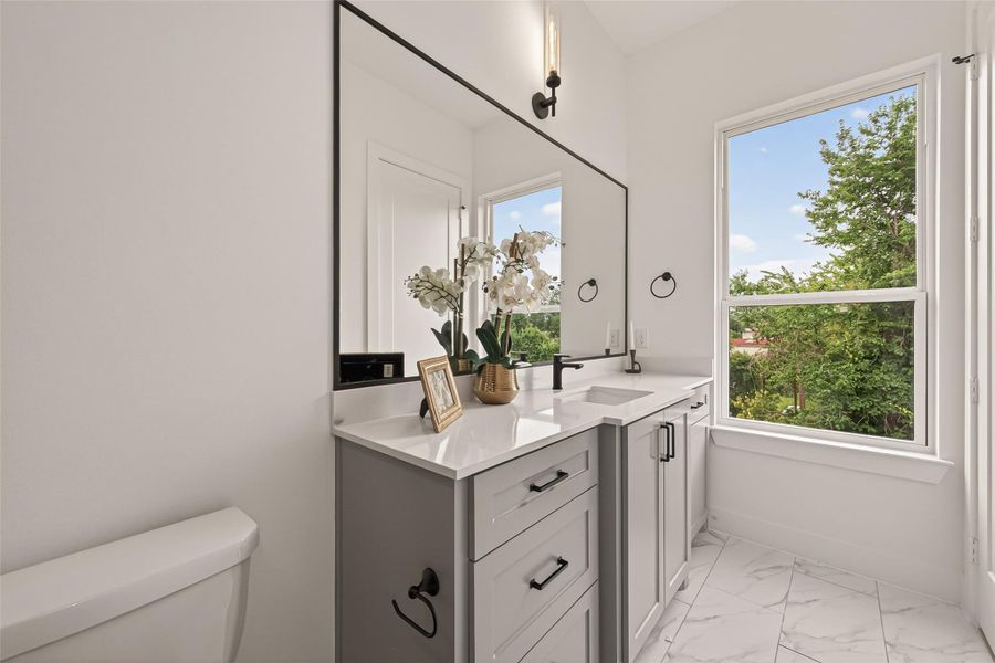 Furnished interior view inside a new home in , Houston (Image 27).