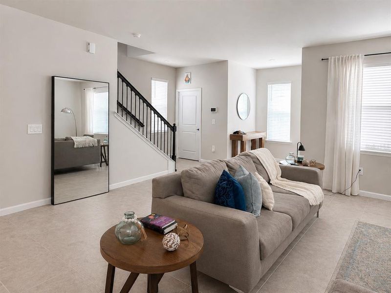 Furnished interior view inside a new home in , Apopka (Image 9). Furnished interior view inside a new home in , Apopka (Image 9).