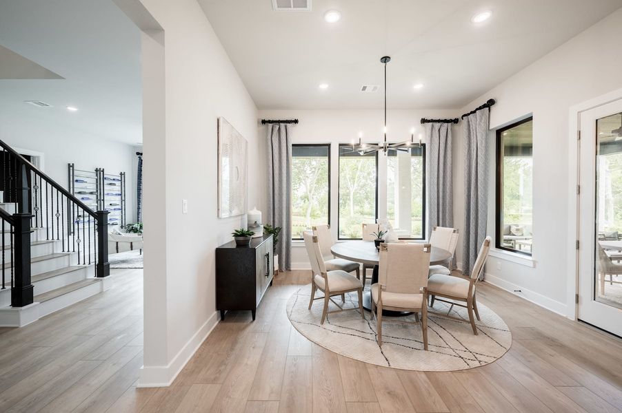 Representative furnished interior of a home built from the Meritage by Tri Pointe Homes in Legacy Grove, Montgomery (Image 47).