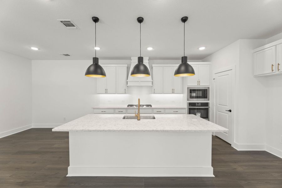 Furnished interior view inside a new home in The Retreat at Harvest, Argyle (Image 13).