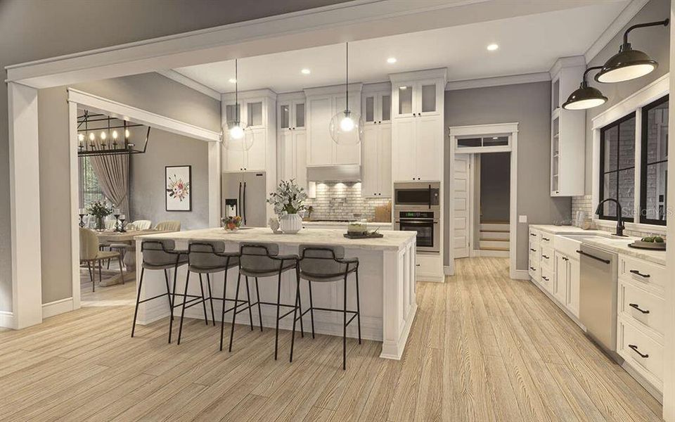 Furnished interior view inside a new home in , Dade City (Image 12).