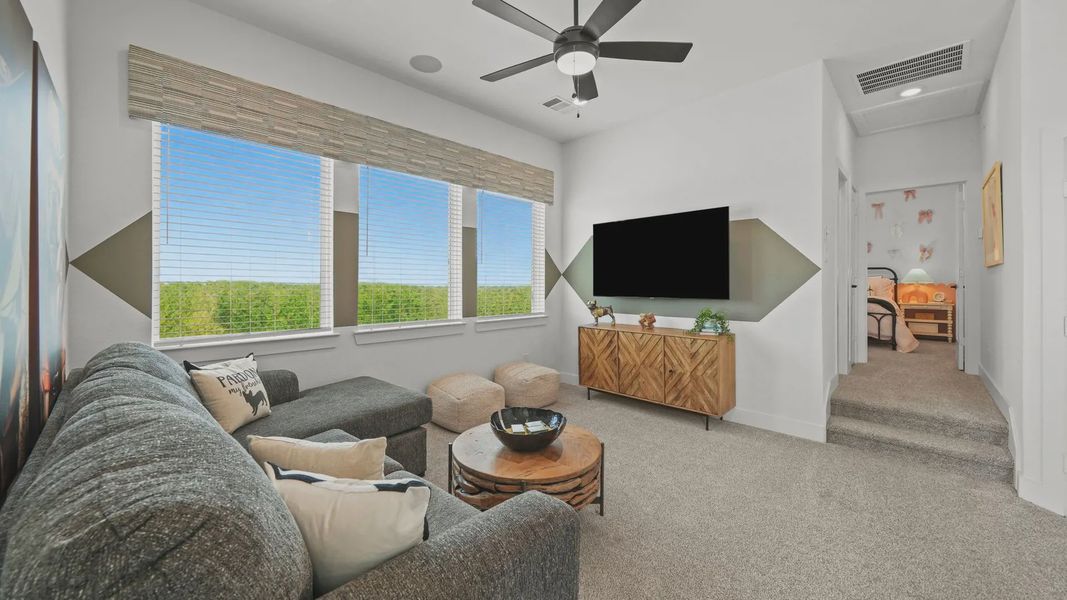 Furnished interior view inside a new home in Grange, Katy (Image 30).
