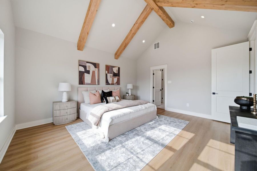 Furnished interior view inside a new home in , Houston (Image 31).