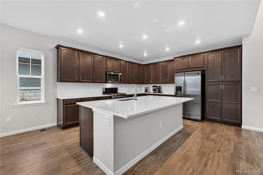 Furnished interior view inside a new home in Prelude at The Aurora Highlands, Aurora (Image 13).