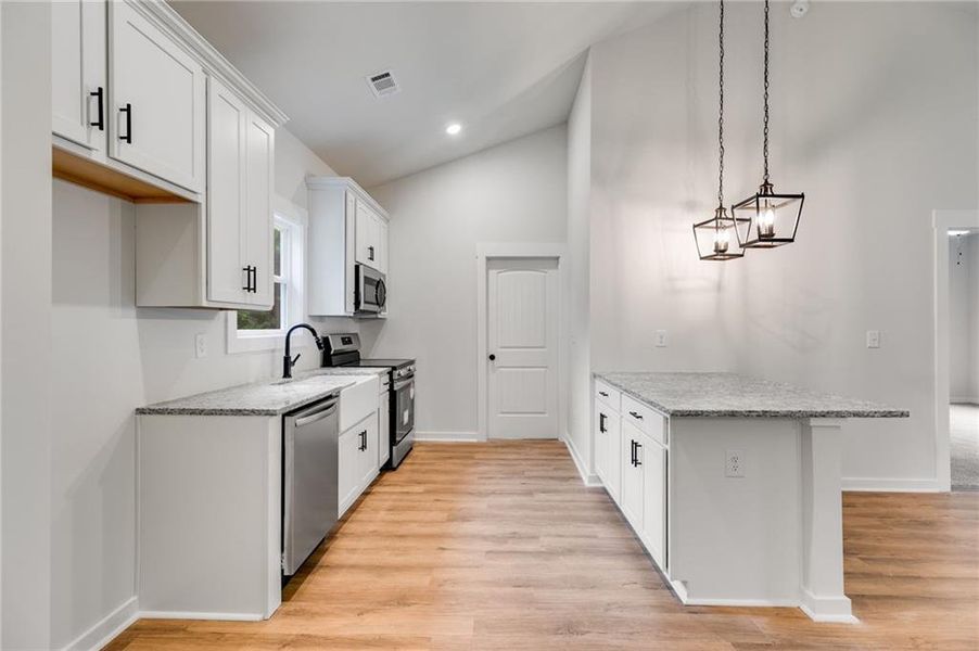 Furnished interior view inside a new home in , Cedartown (Image 9).