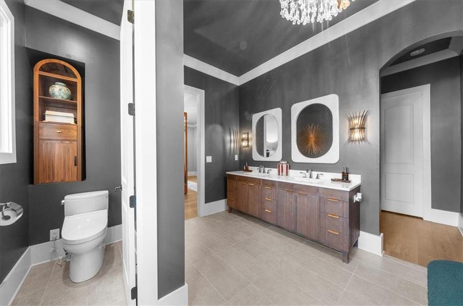 Furnished interior view inside a new home in , Roswell (Image 62). Furnished interior view inside a new home in , Roswell (Image 62).