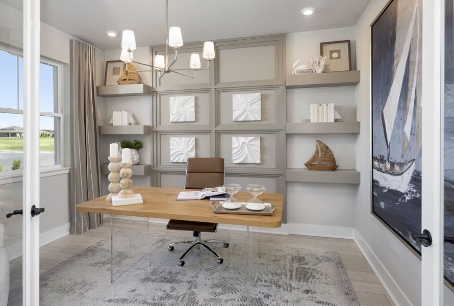 Representative furnished interior of a home built from the Red Rock by Mattamy Homes in Crosswind Ranch, Parrish (Image 13).