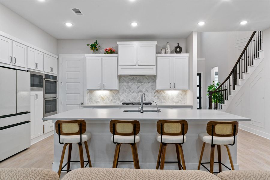 Furnished interior view inside a new home in Trillium 60′, Richmond (Image 13).