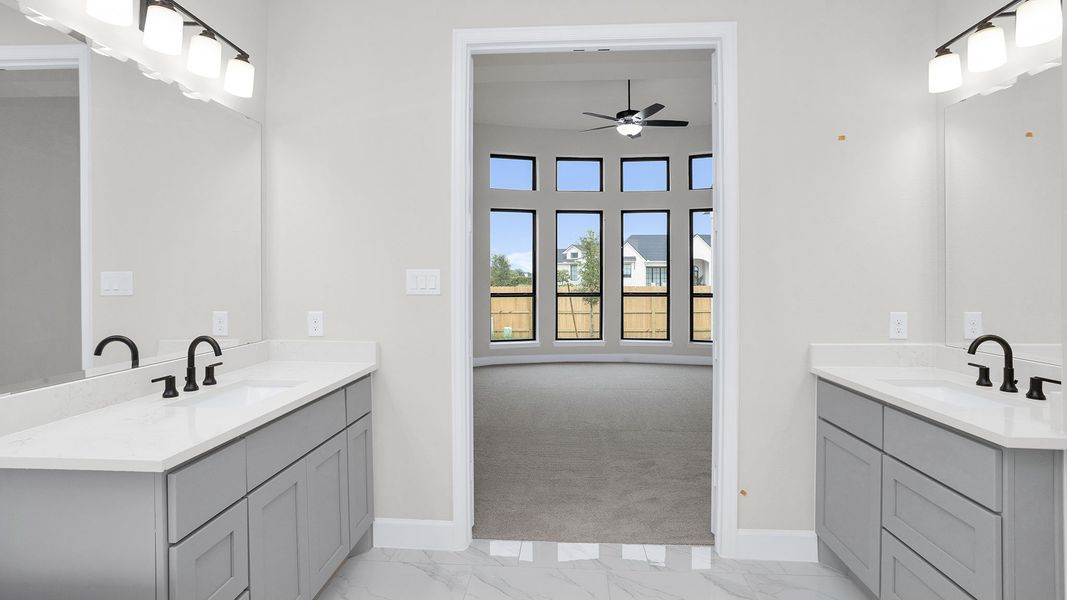 Furnished interior view inside a new home in Lakes of Cane Island, Katy (Image 8). Furnished interior view inside a new home in Lakes of Cane Island, Katy (Image 8).