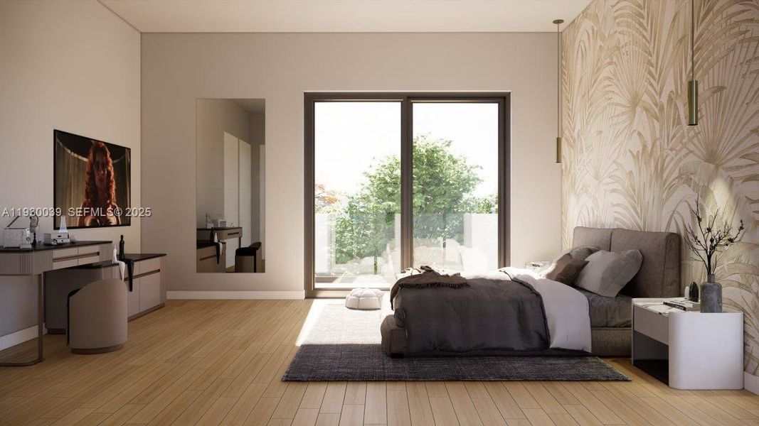 Furnished interior view inside a new home in , Fort Lauderdale (Image 3).