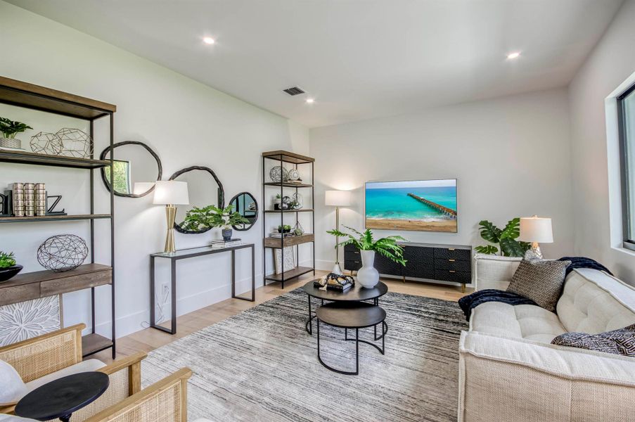 Furnished interior view inside a new home in Symphony at Jupiter, Jupiter (Image 7).