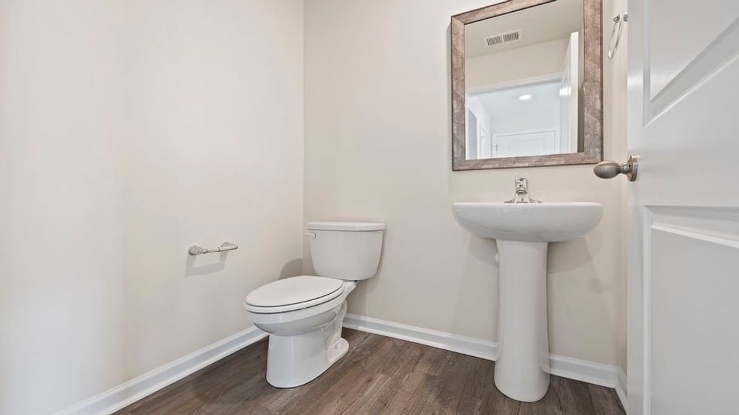 Furnished interior view inside a new home in Treemont Commons, Wellford (Image 6). Furnished interior view inside a new home in Treemont Commons, Wellford (Image 6).