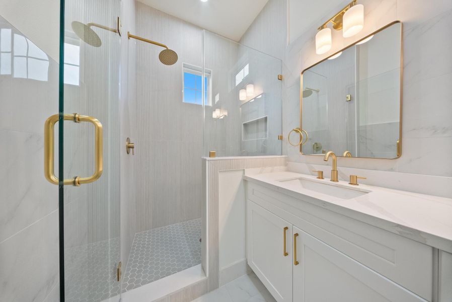 Furnished interior view inside a new home in , Houston (Image 8).